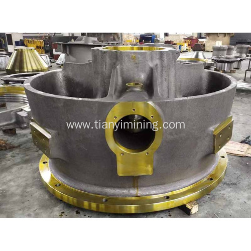 Bottom Shell Lower Frame Cone Crusher Spare Parts